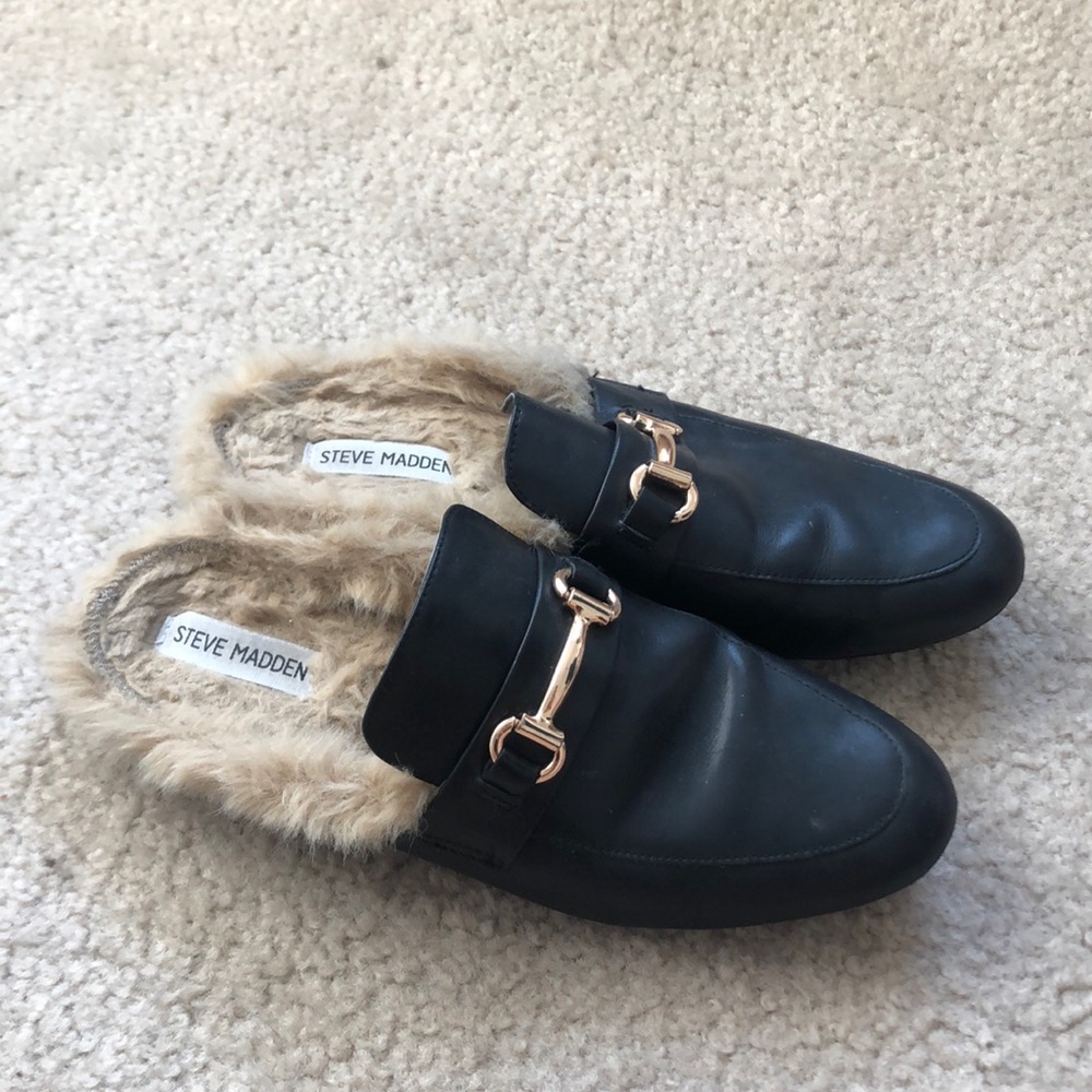 Steve Madden Faux Fur Loafers